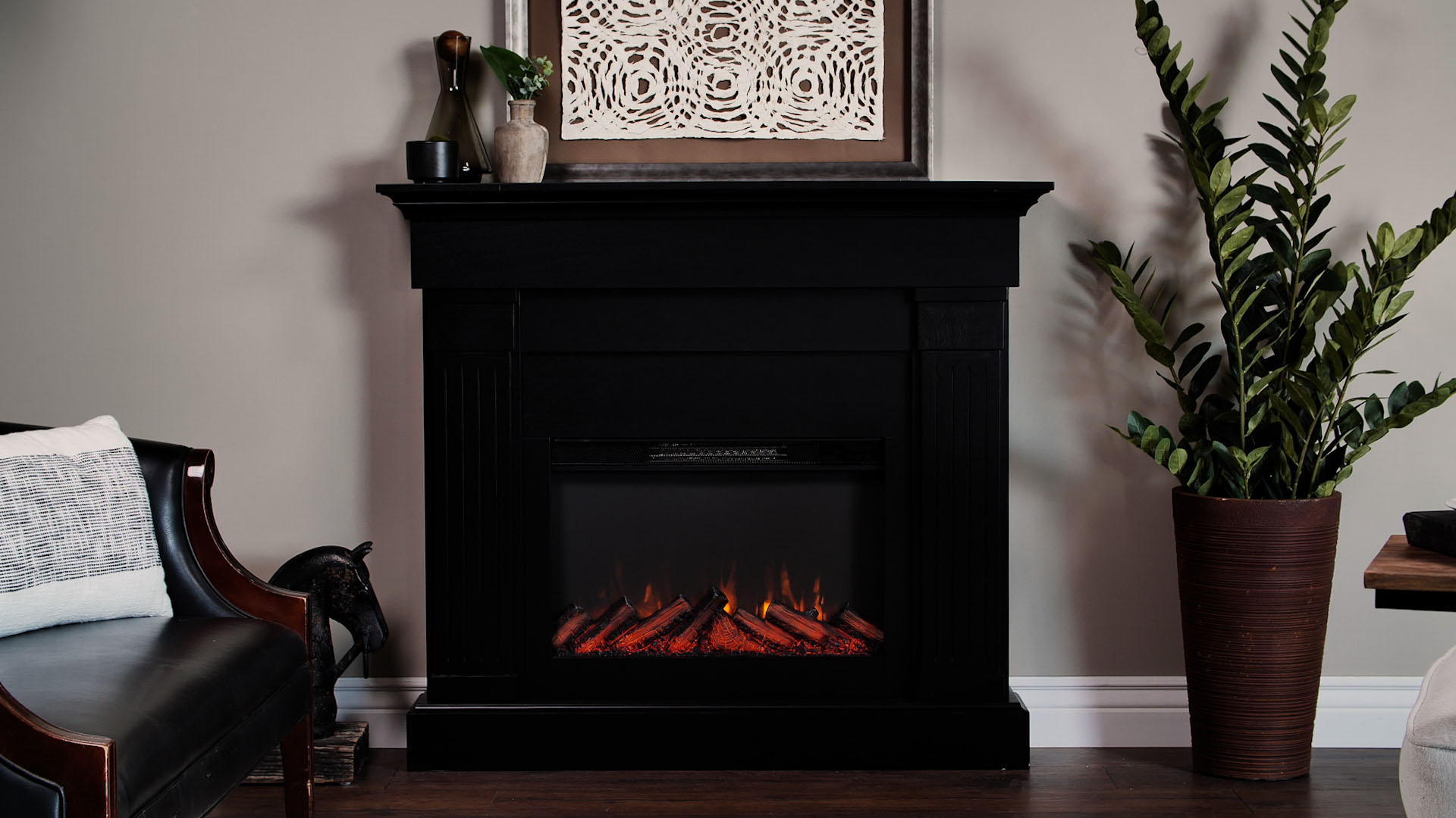 8020E Crawford Electric Fireplace